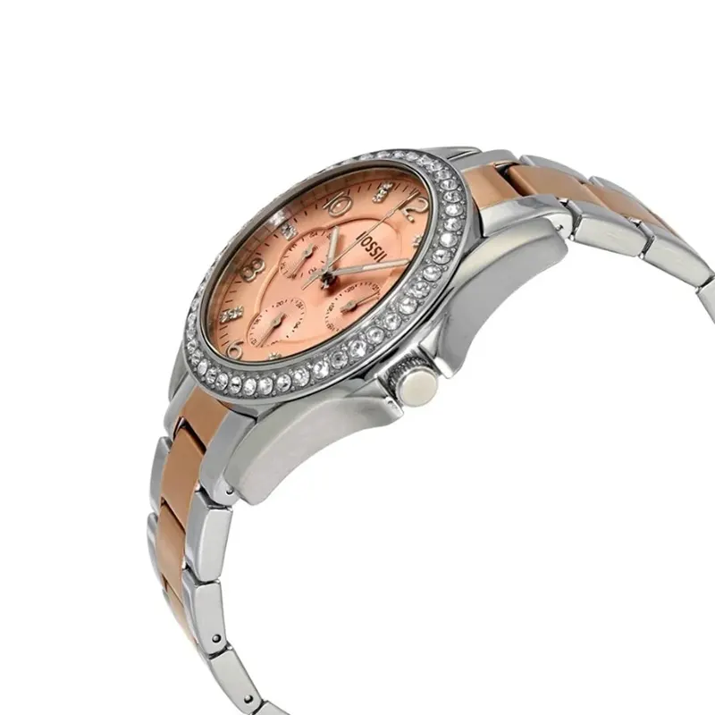 Fossil Riley Multifunction Two-Tone Ladies Watch- ES4145